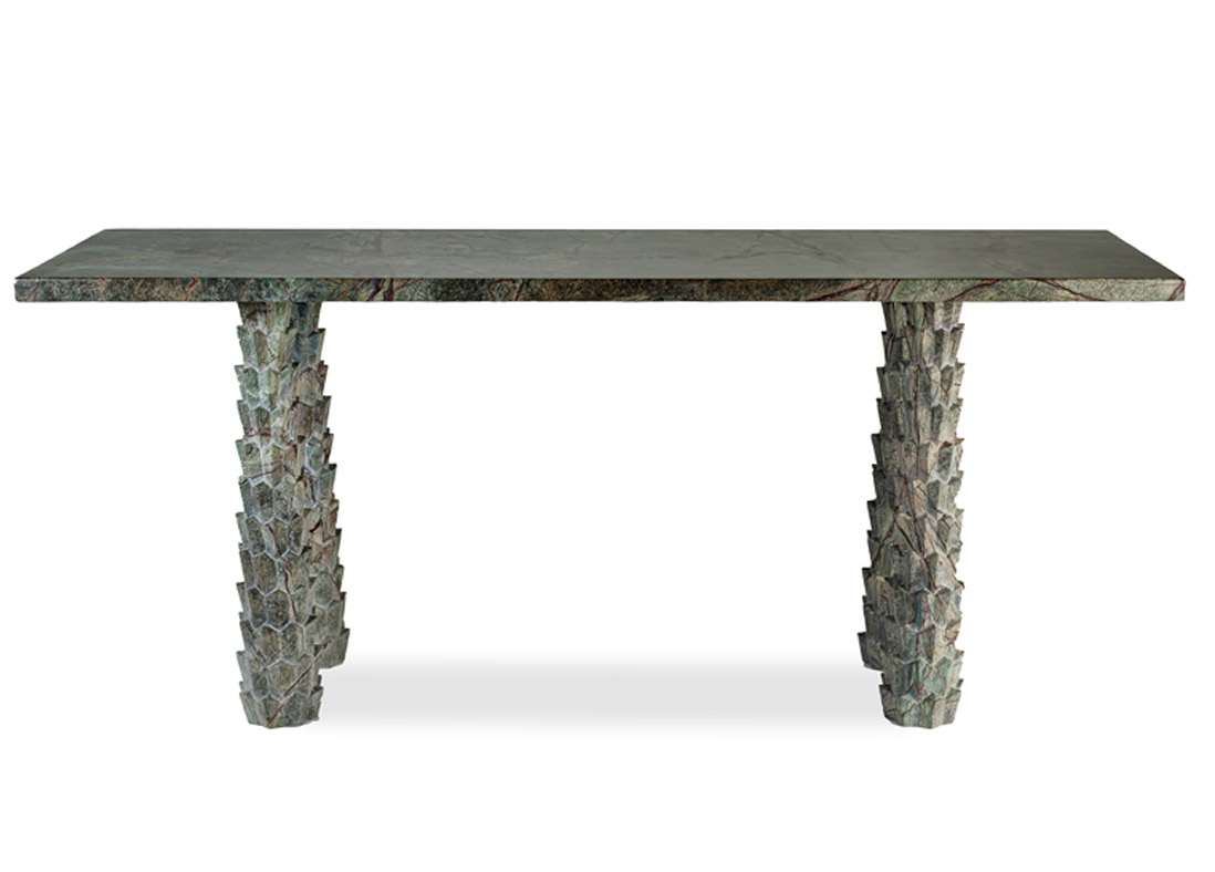 Braque Console Table Weathered Black